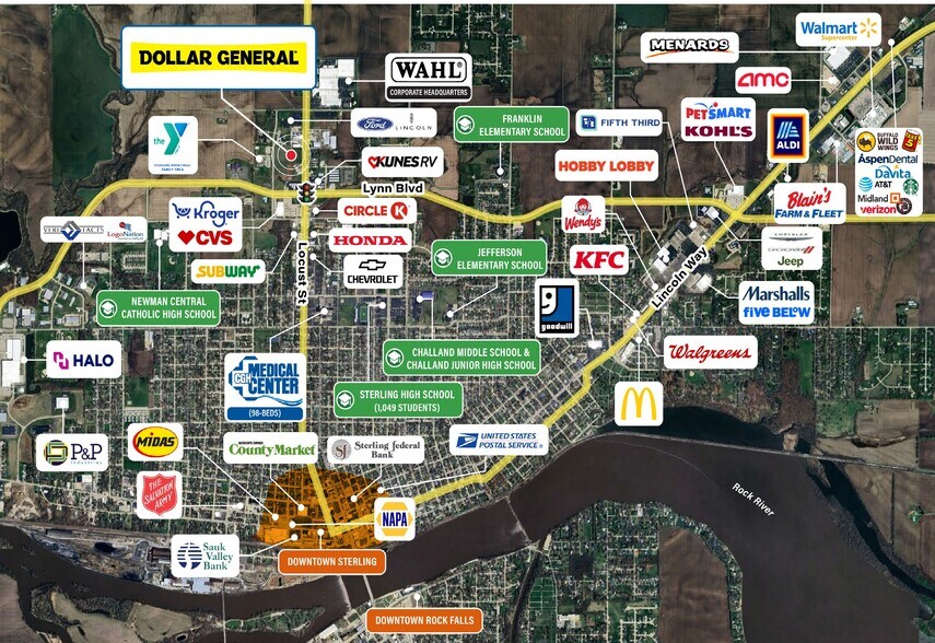 2501 Locust Street, Sterling, IL à vendre - Photo du bâtiment - Image 2 de 2