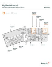 640 Plaza Dr, Highlands Ranch, CO for lease Floor Plan- Image 1 of 2