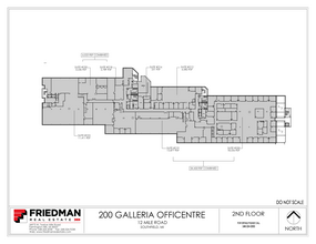 300 Galleria Officentre, Southfield, MI for lease Floor Plan- Image 2 of 2