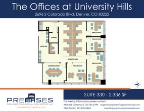 2696 S Colorado Blvd, Denver, CO for lease Floor Plan- Image 2 of 3