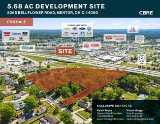 Plus de détails pour 8366 Bellflower Rd, Mentor, OH - Terrain à vendre