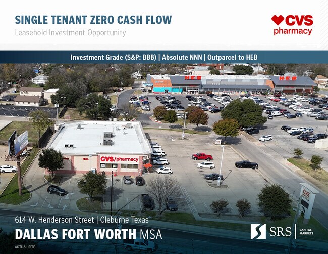 Plus de détails pour 614 W Henderson St, Cleburne, TX - Commerce de détail à vendre