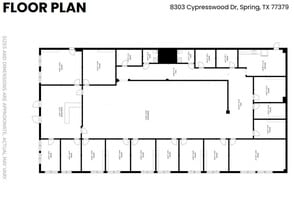 8201 Cypresswood Dr, Spring, TX à louer Plan d’étage- Image 1 de 1