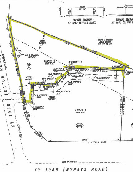 785 Ecton Rd, Winchester, KY à vendre - Plan cadastral - Image 1 de 1