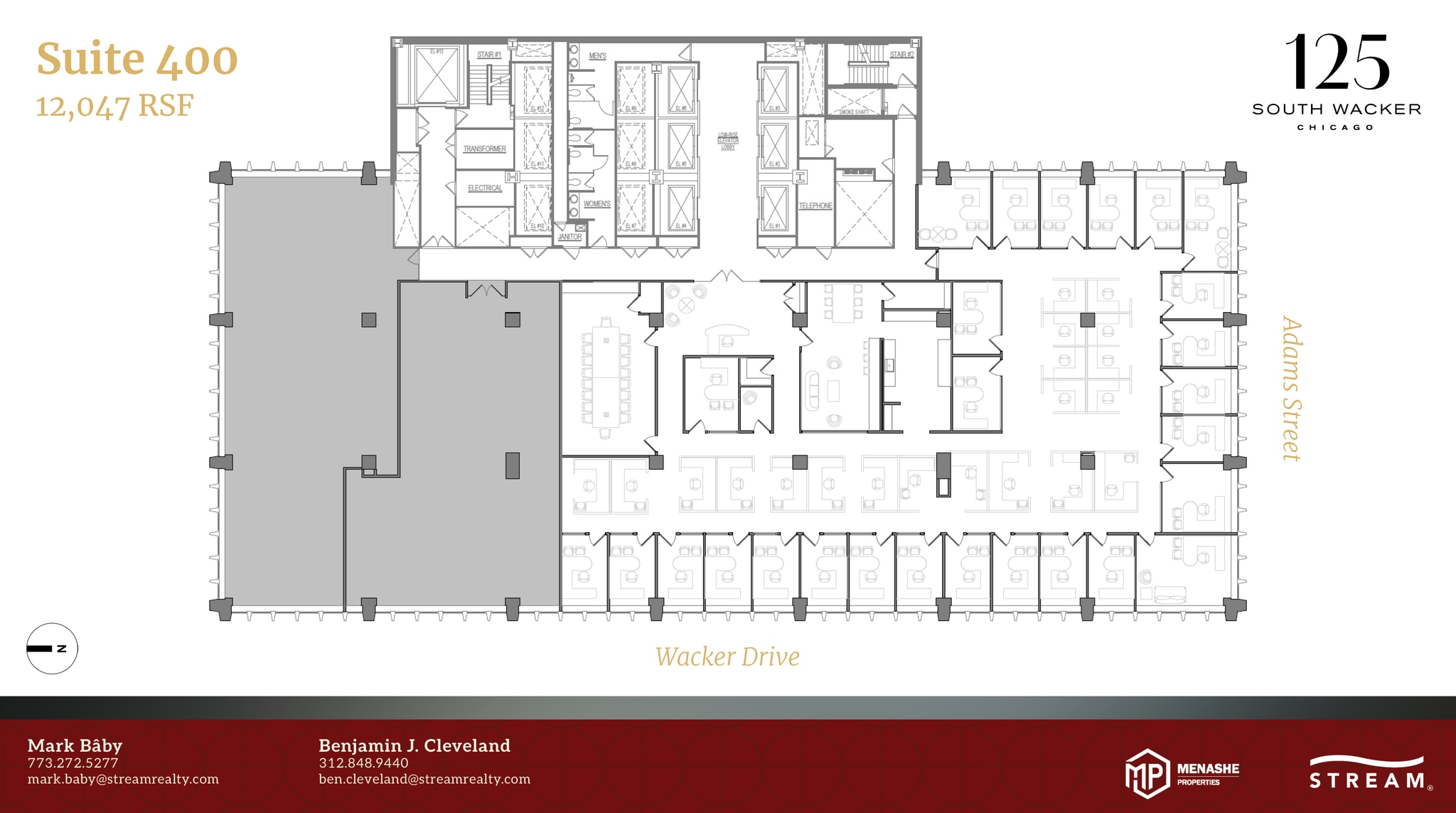 125 S Wacker Dr, Chicago, IL for lease Floor Plan- Image 1 of 1