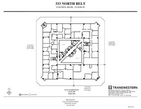 333 N Sam Houston Pky E, Houston, TX à louer Plan d’étage- Image 1 de 1