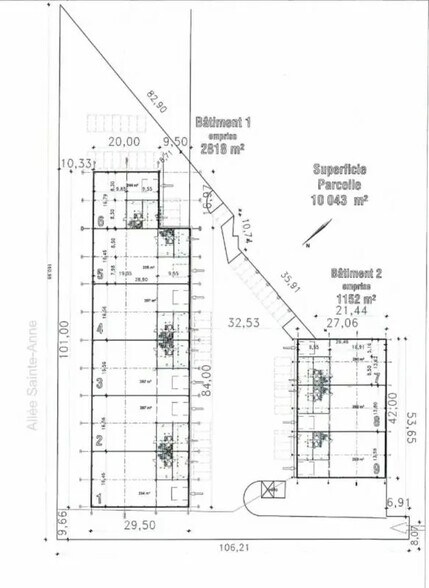 16 Allée Sainte Anne, Aulnay-sous-Bois à louer - Plan de site - Image 2 de 2