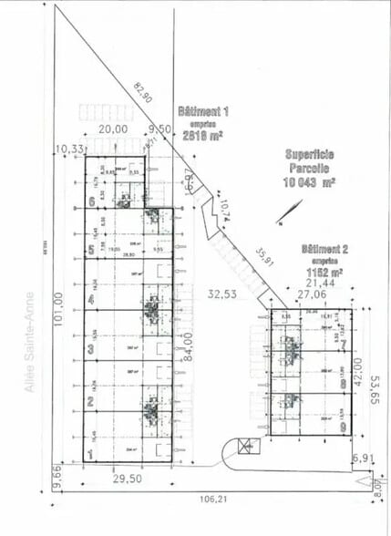 24 Allée De Dublin, Les Pavillons-sous-Bois à louer - Plan de site - Image 2 de 2