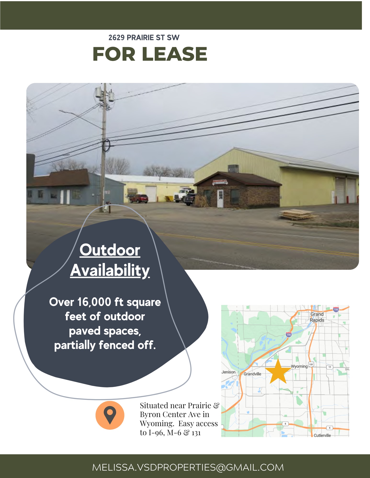 2629 Prairie St SW, Wyoming, MI for lease Other- Image 1 of 1