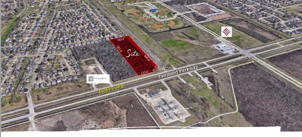 Fairmont Parkway & Canada Rd, La Porte, TX à vendre - Photo du bâtiment - Image 1 de 2