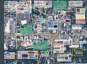 6343 Roswell Rd NE, Sandy Springs, GA - Aérien Vue de la carte - Image1