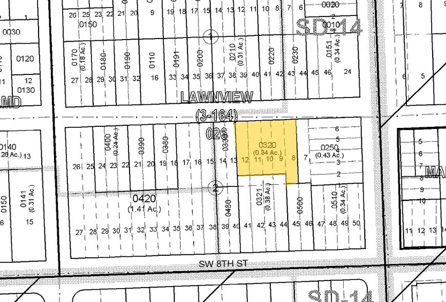 1730 SW 7th St, Miami, FL à vendre - Plan cadastral - Image 3 de 3