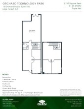 1-13 Orchard Rd, Lake Forest, CA for lease Floor Plan- Image 1 of 1