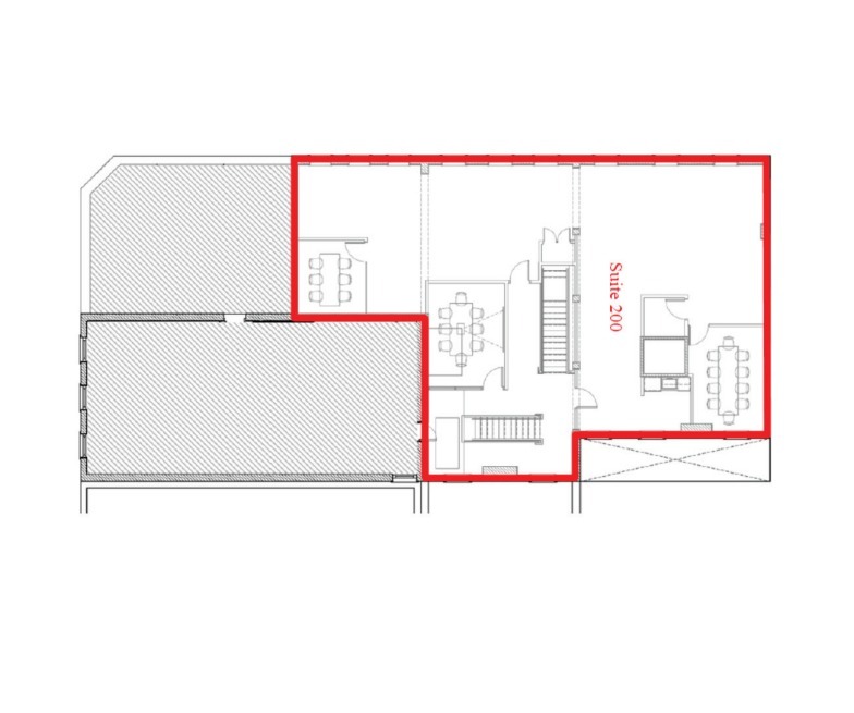 208 S Wilmington St, Raleigh, NC à louer Plan d  tage- Image 1 de 1