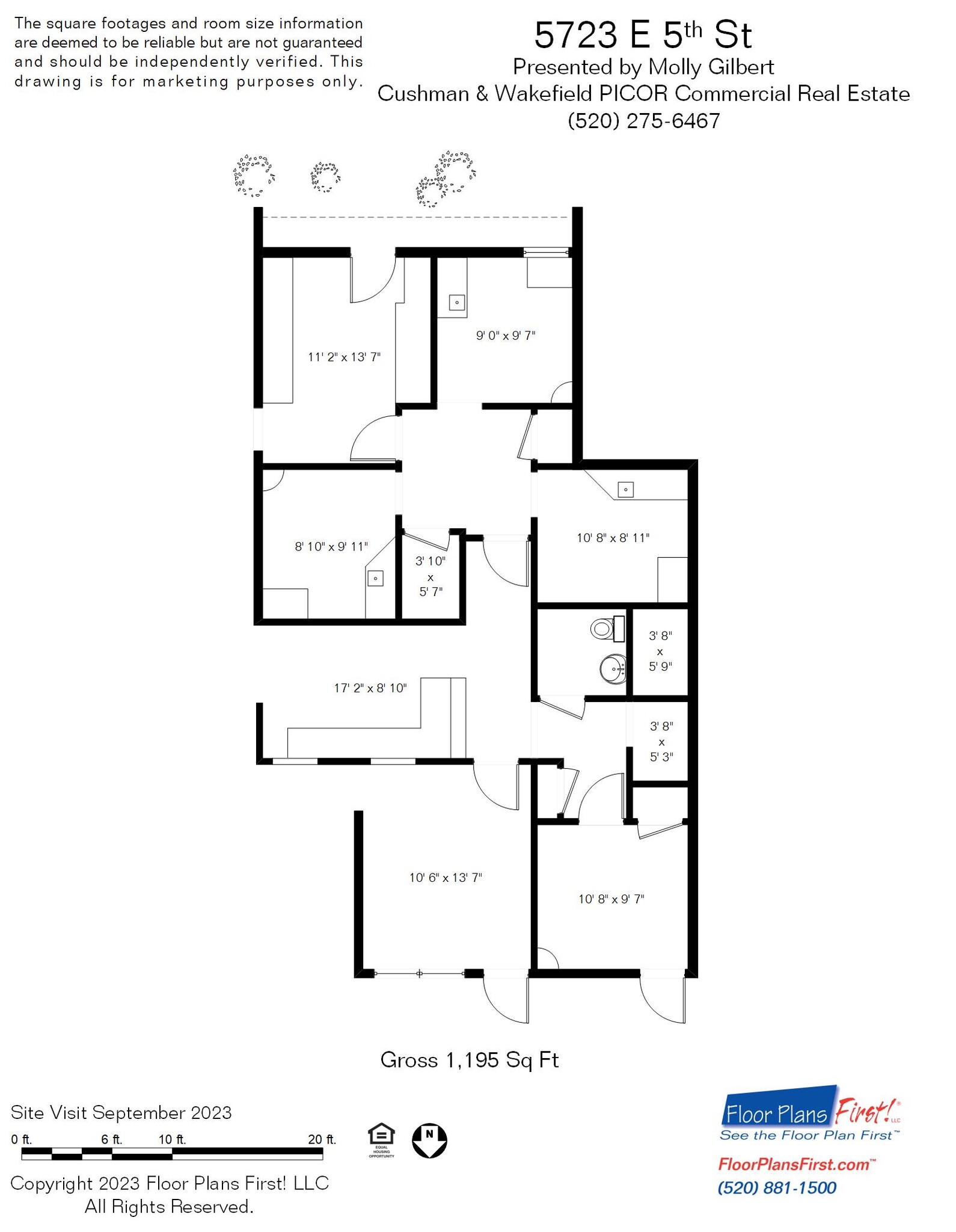 5701-5727 E 5th St, Tucson, AZ for lease Floor Plan- Image 1 of 1