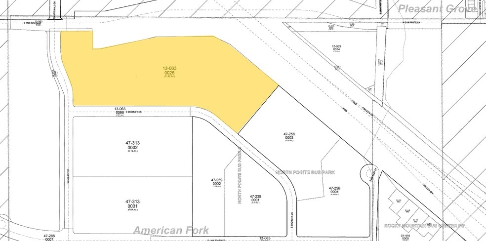 737 E 1180 S, American Fork, UT for lease - Plat Map - Image 3 of 5