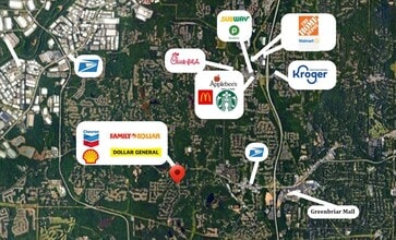 2365 County Line Rd, Atlanta, GA - AERIAL map view