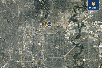 216 E Josephine St, San Antonio, TX - AERIAL map view