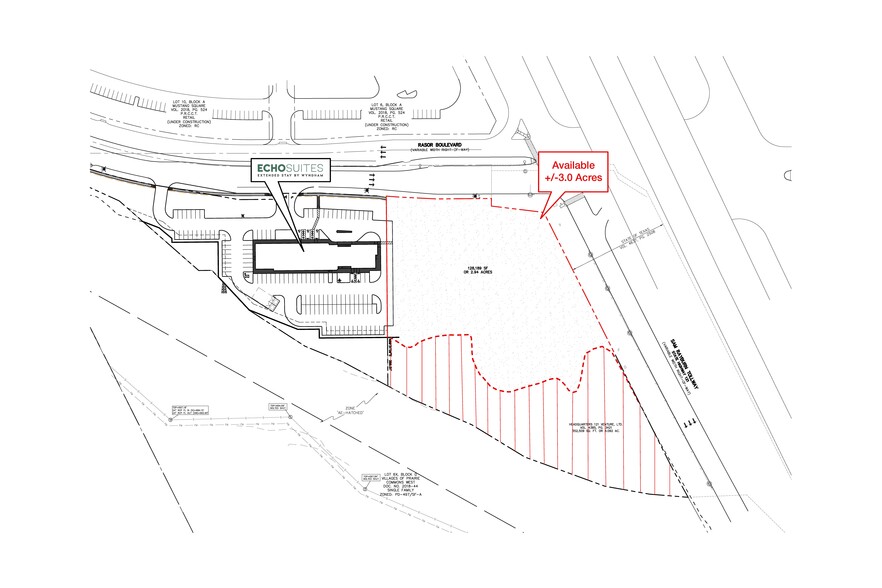 SEC Highway 121 and Rasor Boulevard Blvd, Plano, TX à vendre - Plan de site - Image 2 de 4