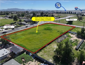 Plus de détails pour NWC of Day St & Bay Ave, Moreno Valley, CA - Terrain à vendre