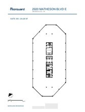 2920 Matheson Blvd E, Mississauga, ON for lease Floor Plan- Image 1 of 1