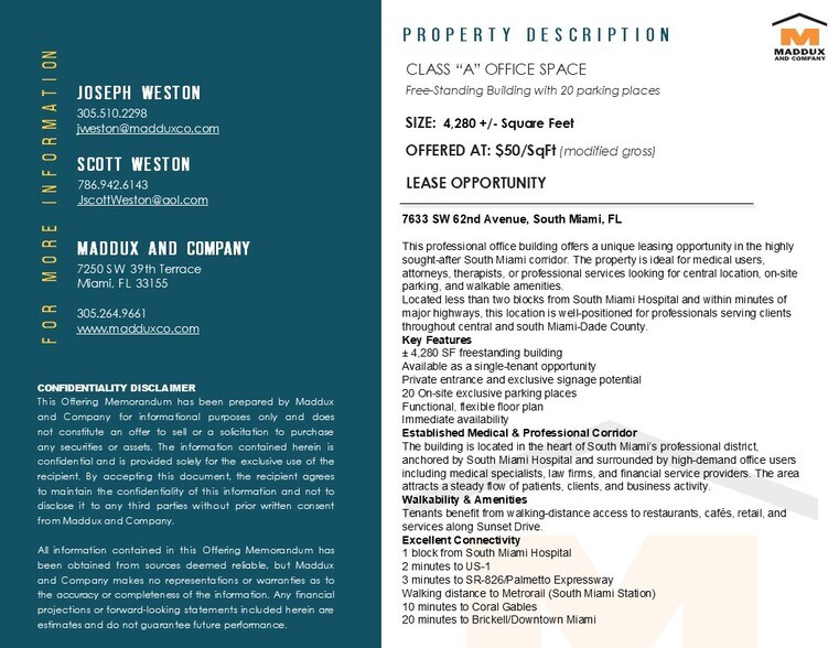 7633 SW 62nd Ave, South Miami, FL à louer - Photo intérieure - Image 2 de 9