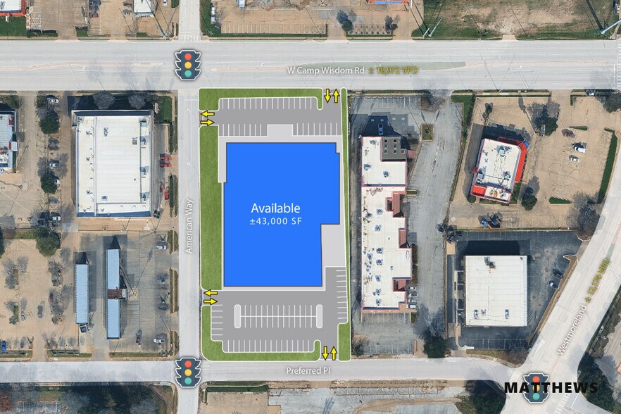 3910 W Camp Wisdom Rd, Dallas, TX à louer - Photo du bâtiment - Image 3 de 4