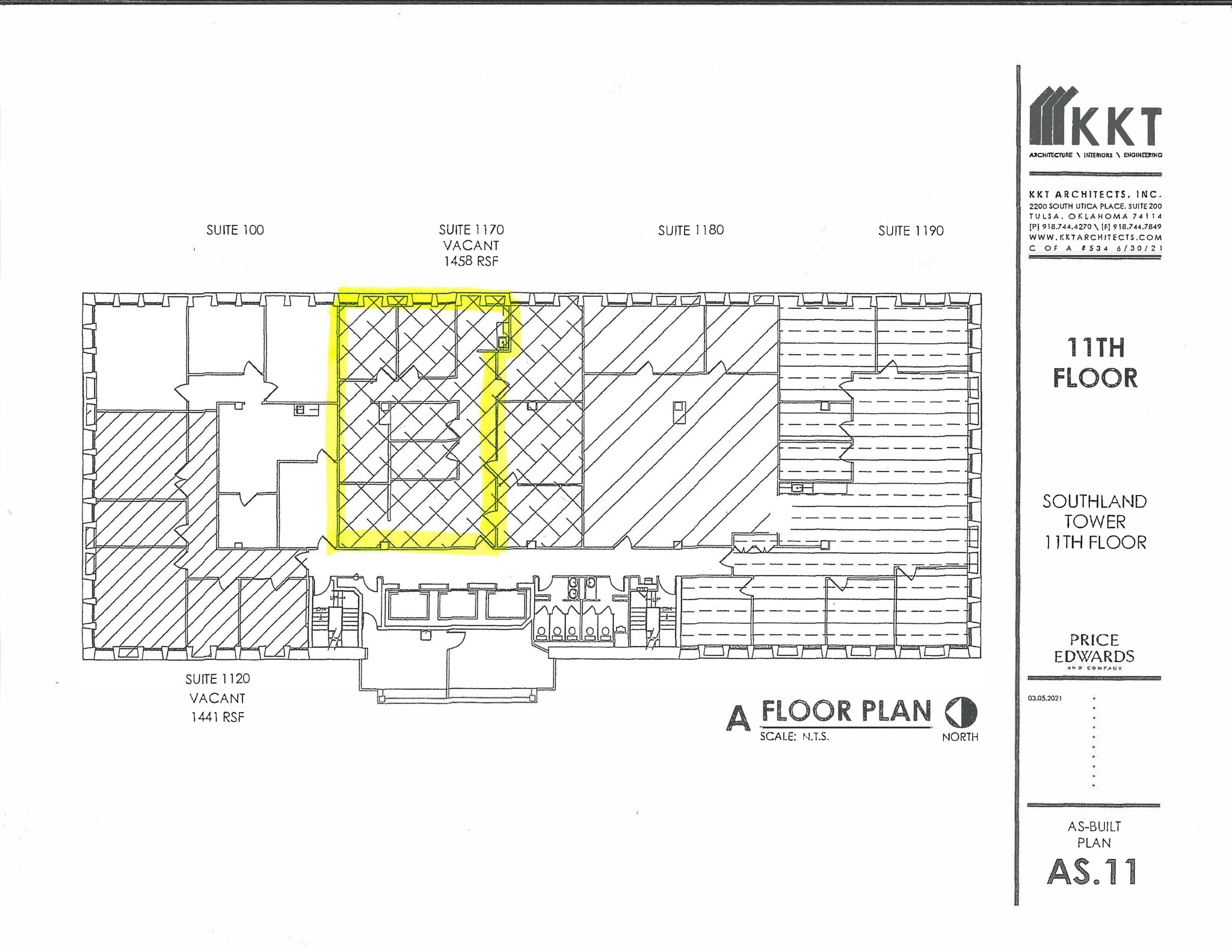 4111 S Darlington Ave, Tulsa, OK for lease Floor Plan- Image 1 of 2