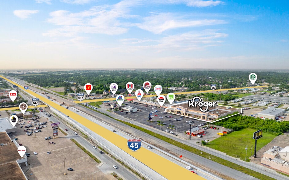 3400-3410 Gulf Freeway, Dickinson, TX for lease - Building Photo - Image 2 of 20