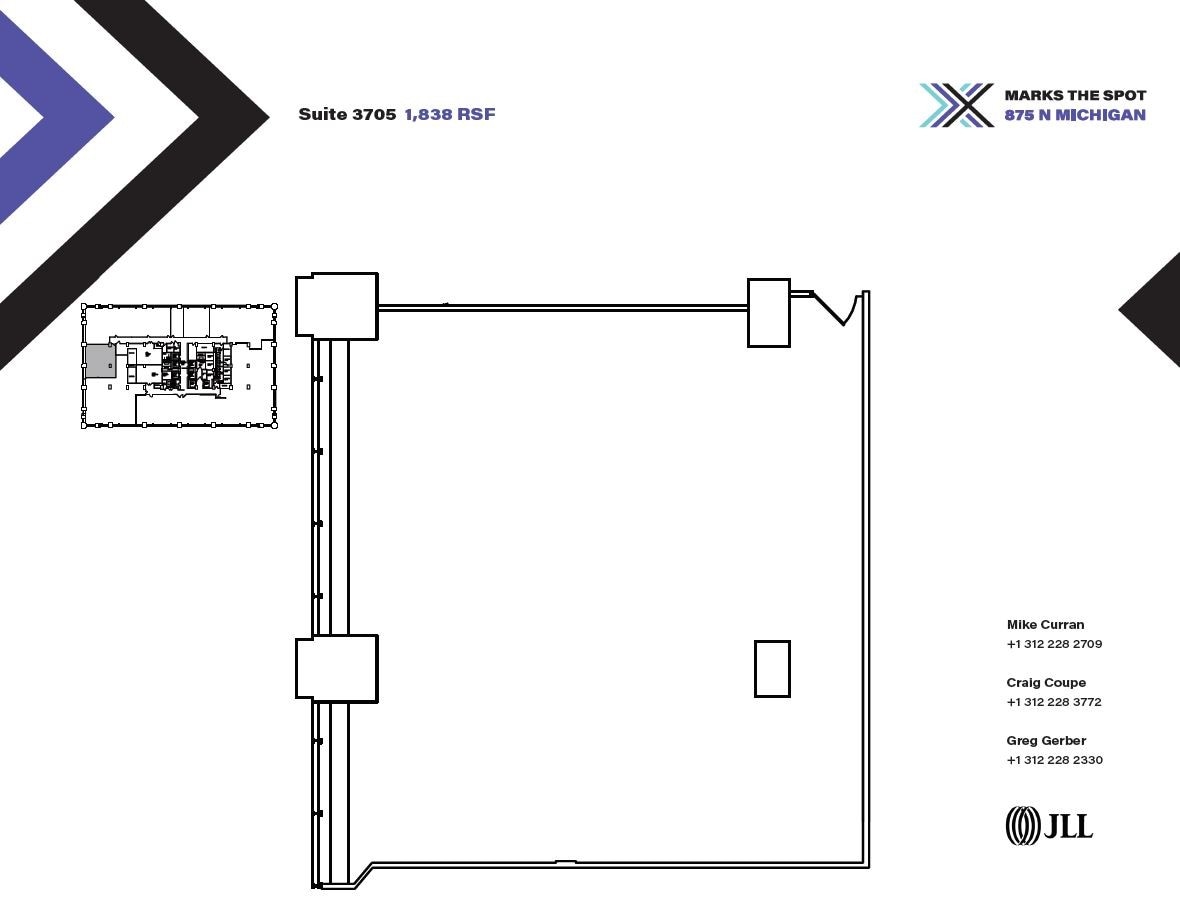 875 N Michigan Ave, Chicago, IL for lease Floor Plan- Image 1 of 1