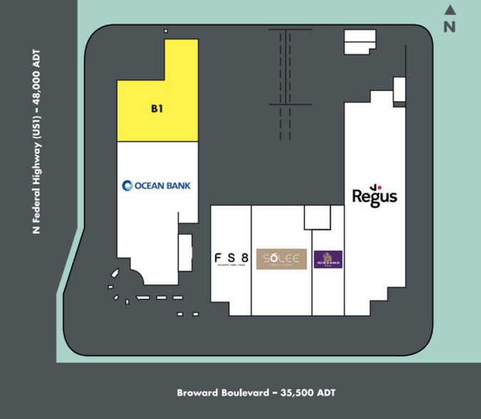 100 N Federal Hwy, Fort Lauderdale, FL à louer - Photo du bâtiment - Image 3 de 15