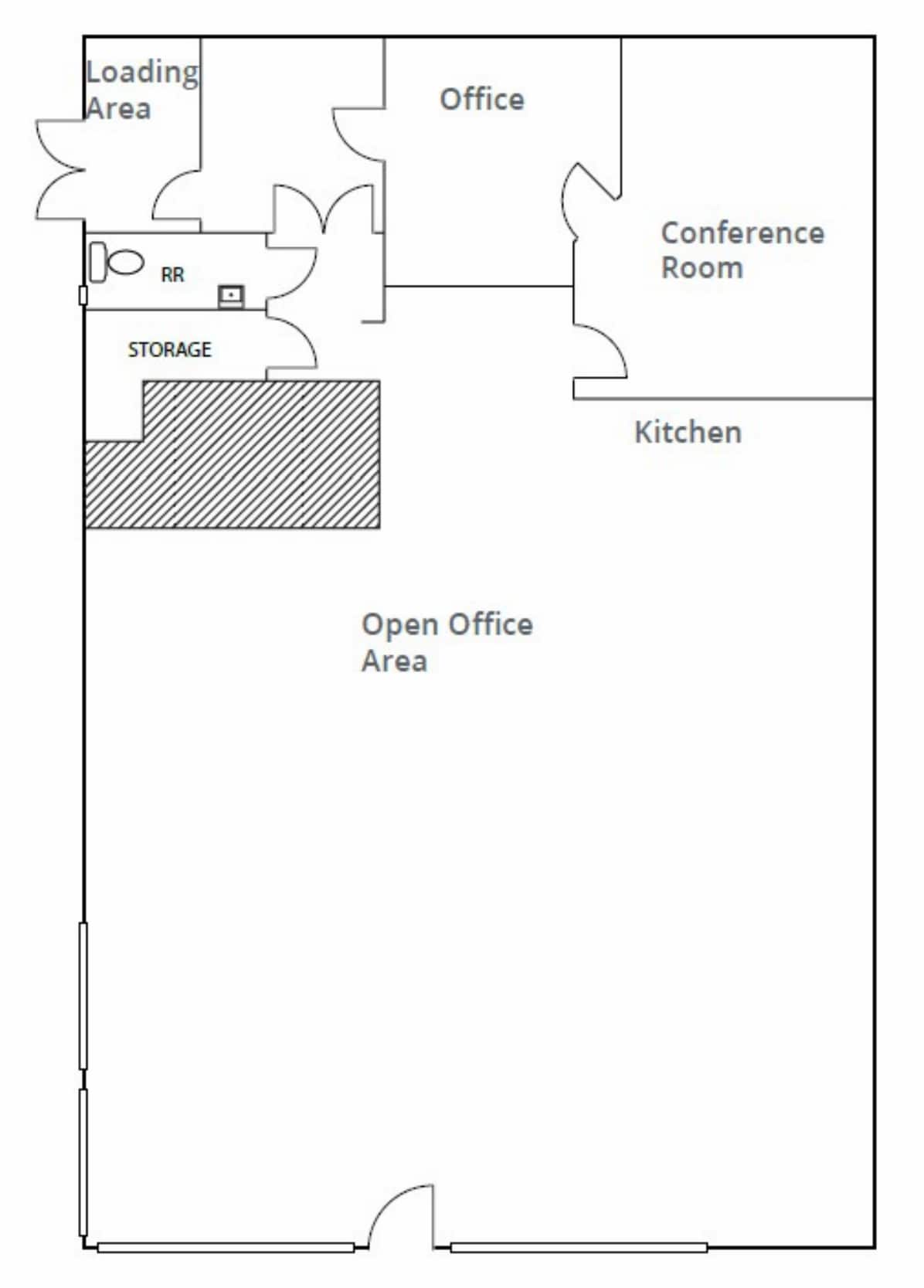 382 1st St, Los Altos, CA for lease Floor Plan- Image 1 of 4