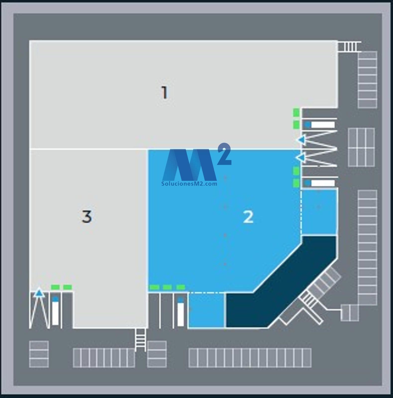 Industriel dans El Prat de Llobregat, Barcelona à louer Plan d’étage type- Image 1 de 1