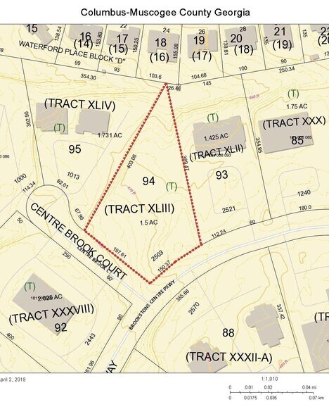 2503 Brookstone Centre Pky, Columbus, GA à vendre - Plan cadastral - Image 2 de 11