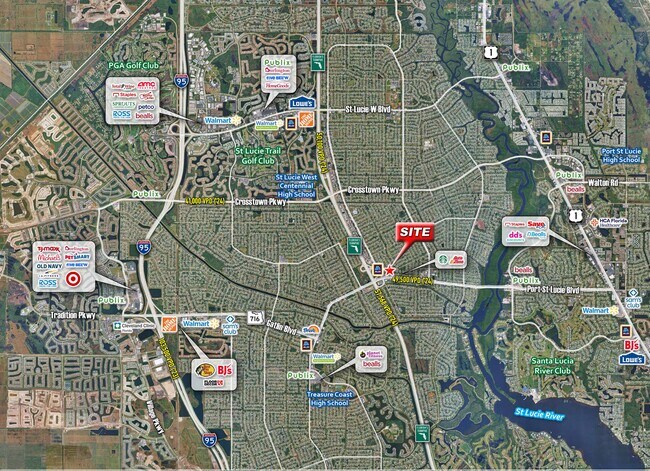 Plus de détails pour 247-295 SW Port St Lucie Blvd, Port Saint Lucie, FL - Commerce de détail à louer