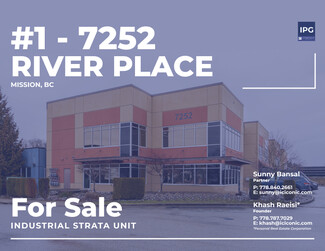 Plus de détails pour 7252 River Pl, Mission, BC - Industriel à vendre