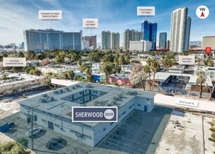 2630 Sherwood St, Las Vegas, NV - AERIAL  map view