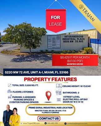Plus de détails pour 5220 NW 72nd Ave, Miami, FL - Industriel à louer