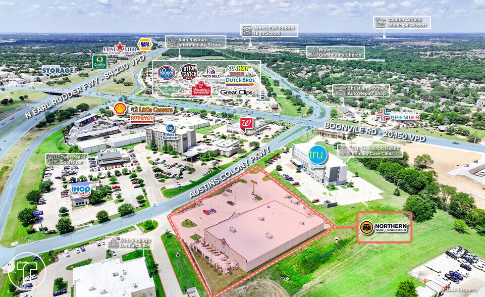 1921 Austins Colony Pkwy, Bryan, TX à vendre - Photo du bâtiment - Image 3 de 6