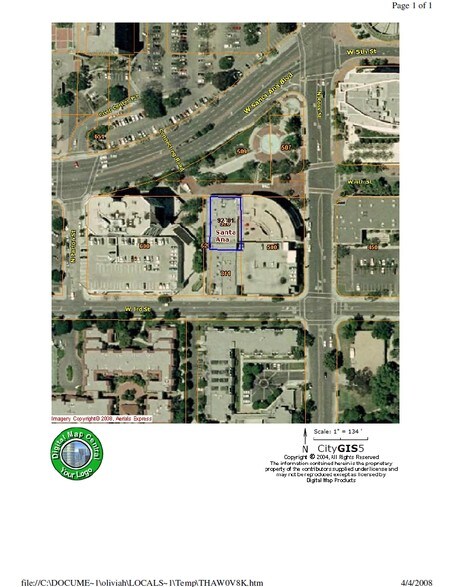 520 W Santa Ana Blvd, Santa Ana, CA à louer - Aérien - Image 2 de 13