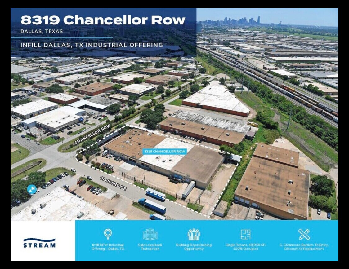 8319 Chancellor Row, Dallas, TX à vendre Photo du bâtiment- Image 1 de 5