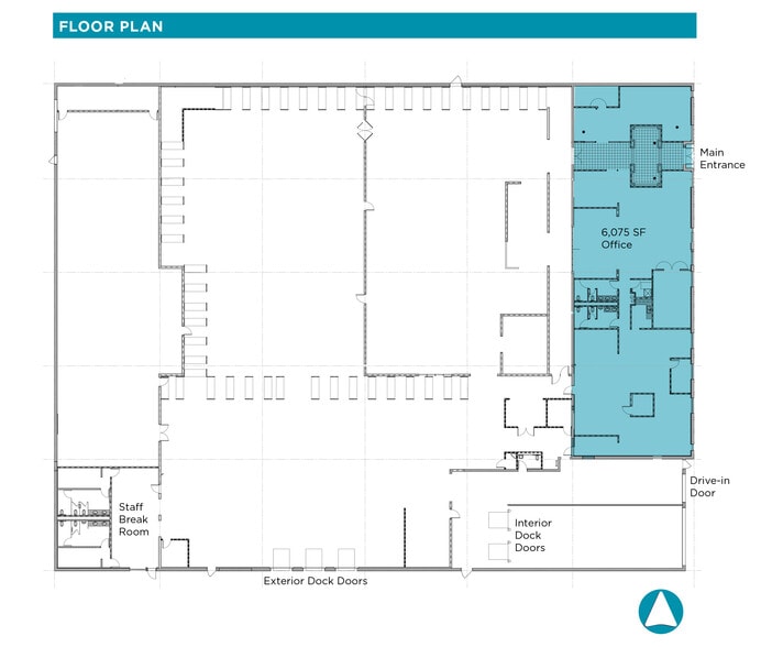 2900-2950 N Oakley Ave, Chicago, IL à louer - Plan d’étage - Image 2 de 10