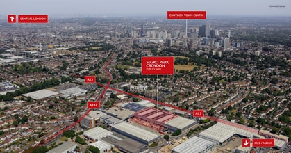 2-8 Queensway, Croydon, LND - Aérien  Vue de la carte