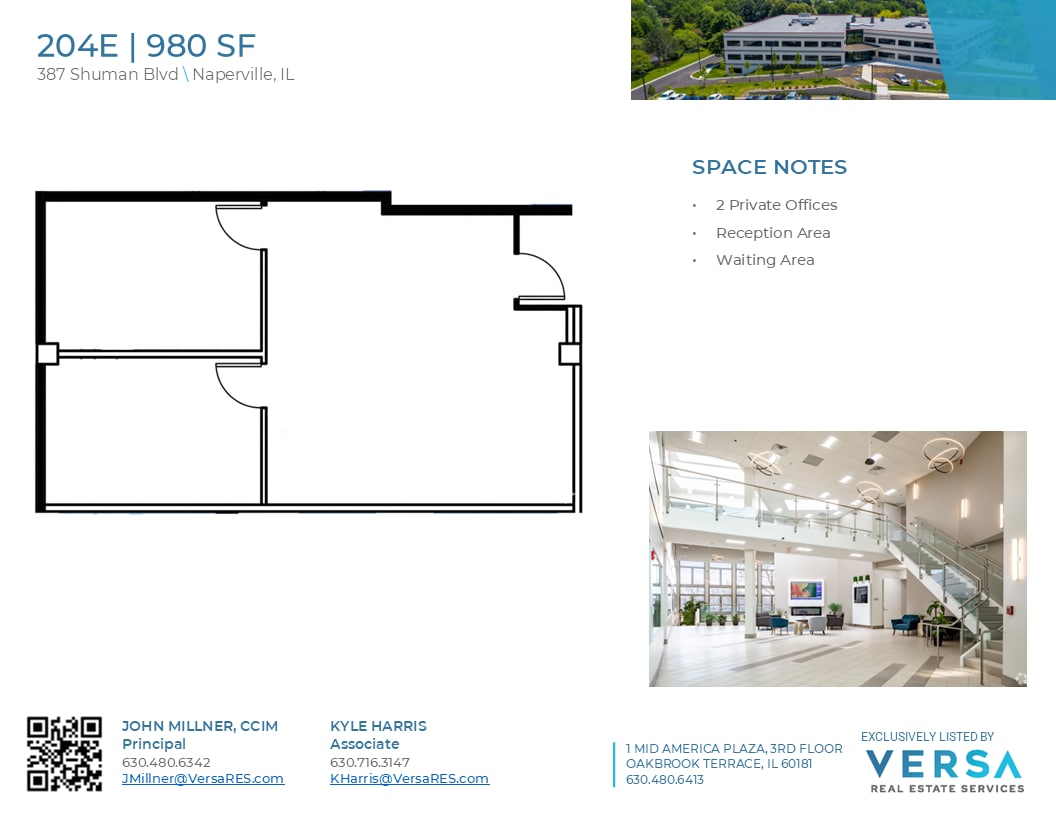387 Shuman Blvd, Naperville, IL for lease Floor Plan- Image 1 of 1