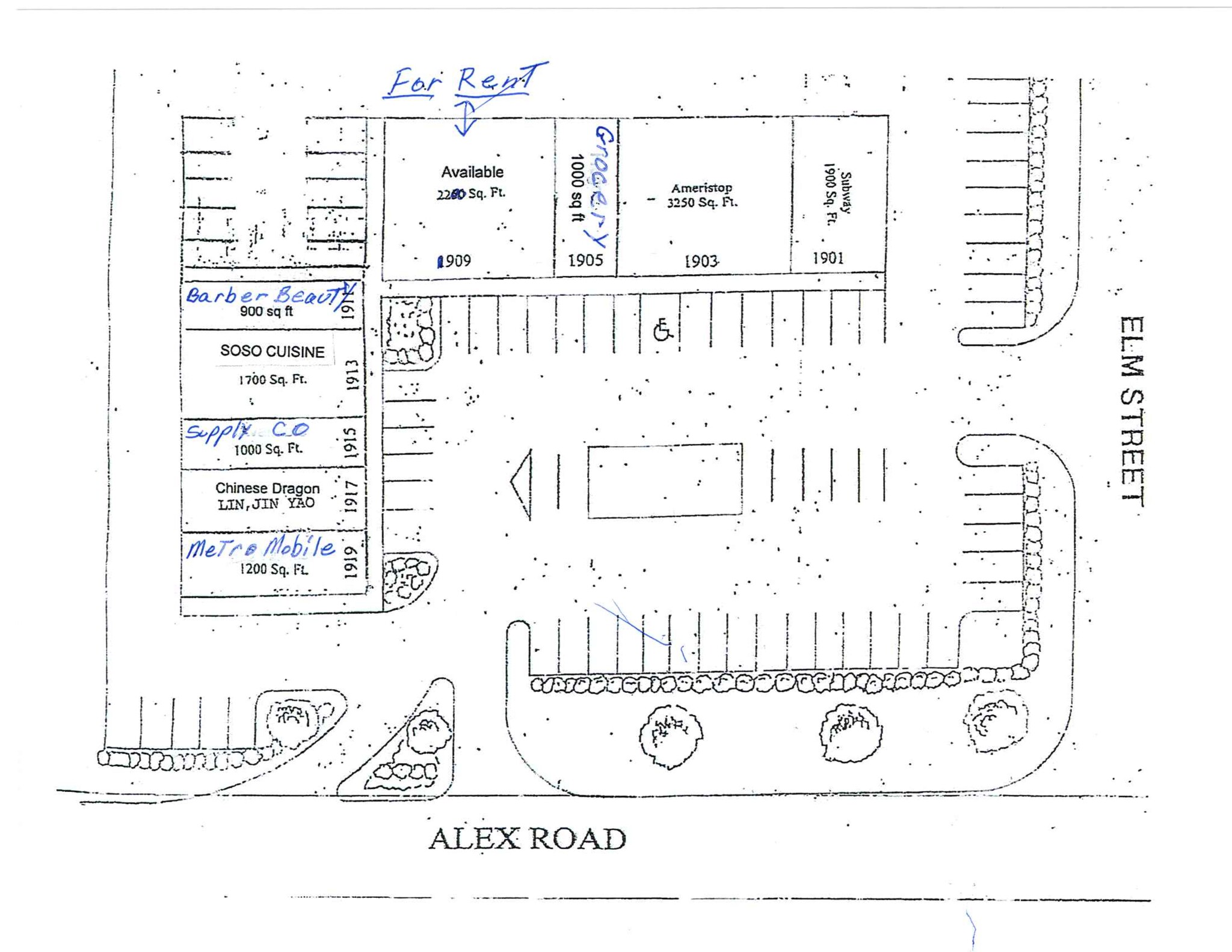 1901-1909 S Alex Rd, West Carrollton, OH à louer Plan de site- Image 1 de 4