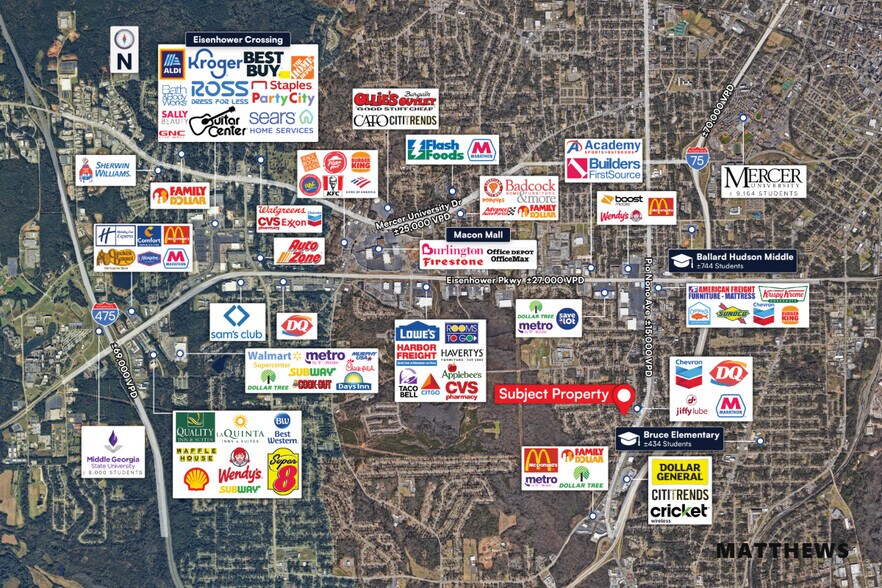 3389 Sherry Dr, Macon-Bibb, GA à vendre - Photo du bâtiment - Image 3 de 3