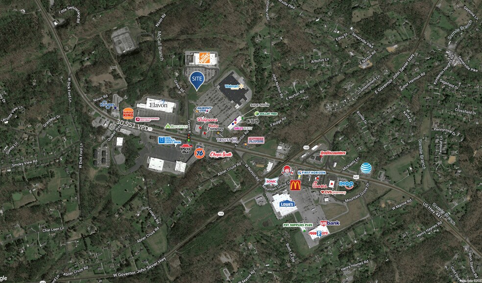 140 Green Rd, Knoxville, TN à vendre - Aérien - Image 2 de 3