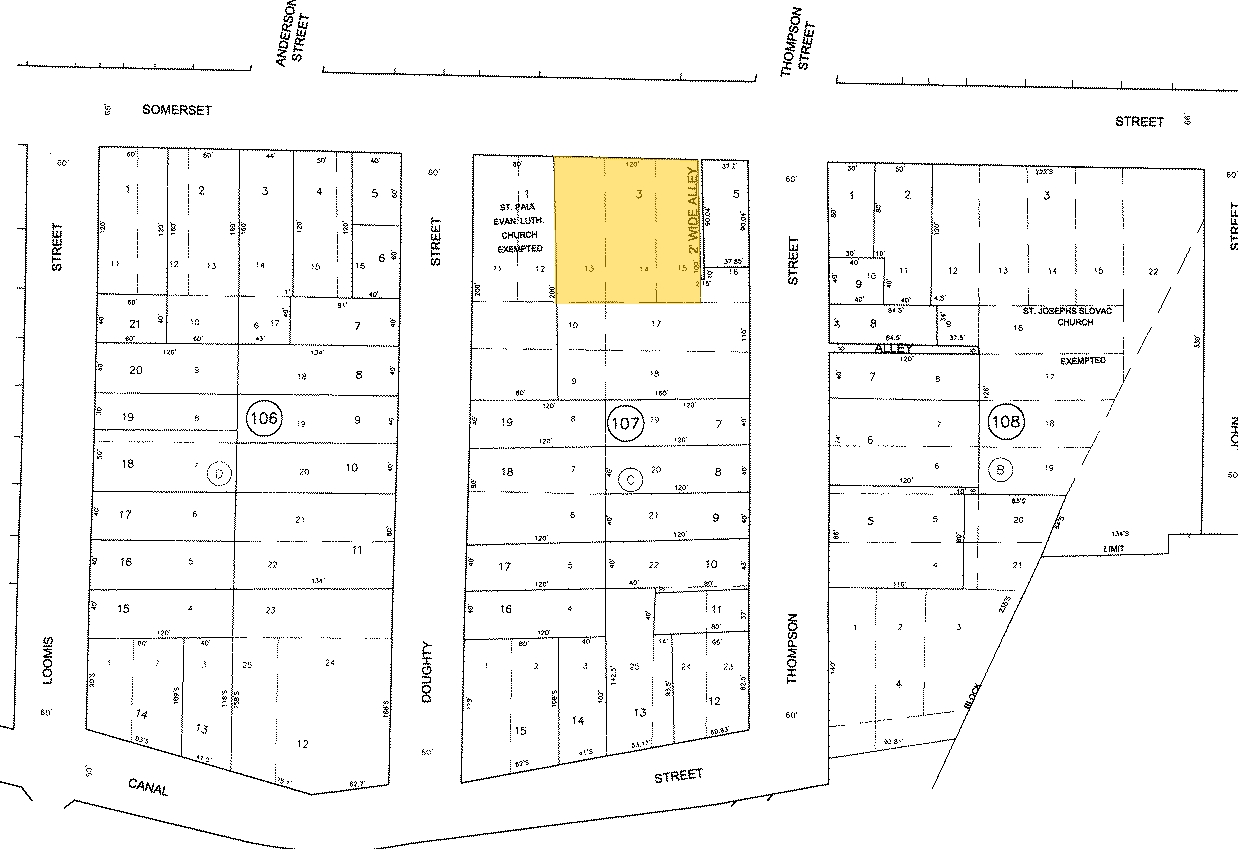 9 W Somerset St, Raritan, NJ à vendre Plan cadastral- Image 1 de 1