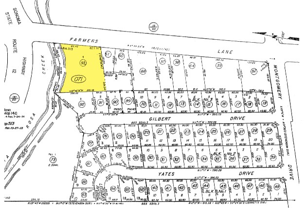 201 Farmers Ln, Santa Rosa, CA for sale - Plat Map - Image 3 of 3