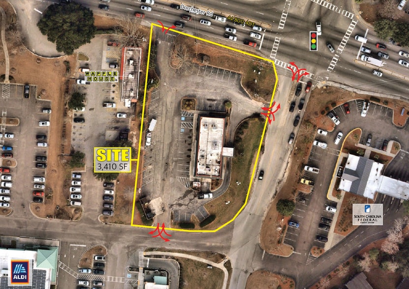 10005 Dorchester Rd, Summerville, SC for lease - Aerial - Image 2 of 3